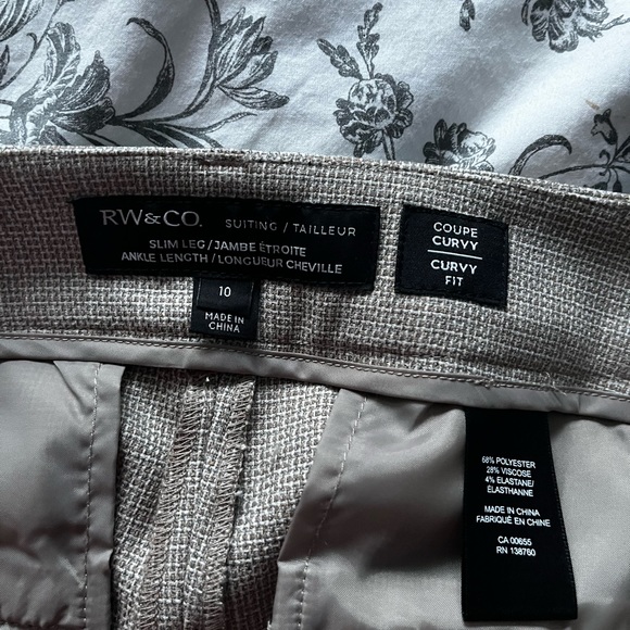 RW&CO ankle pants - US10 - Picture 3 of 5